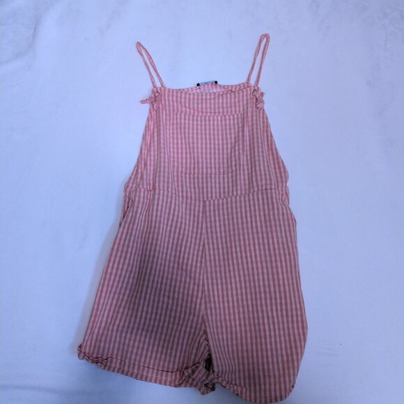 Cotton On Pants - Cotton On Pink Striped Romper Jumpsuit Size L‎
